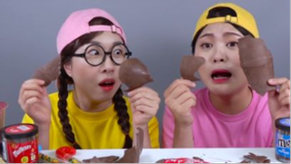 ăn các loại Kem sô cô la Mukbang #ASMR #mukbangngon