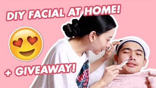 DIY FACIAL AT HOME (20K SUBSCRIBERS GIVEAWAY) | WE DUET