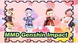 [MMD Genshin Impact] Sirkulasi Renai (Aku Suka Keempat Orang Itu Berdansa Bersama~)