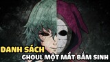 [Tokyo Ghoul] - Danh sách ghoul một mắt bẩm sinh trong Tokyo Ghoul - SS3 - Anime hay