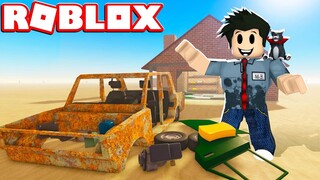 LOKIS MONTANDO O CARRO QUEBRADO | Roblox - A dusty trip