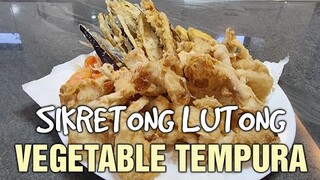 Sikreto ng MALUTONG na TEMPURA | Oyster Mushroom and Vegetable Tempura