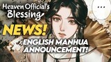Heaven Official's Blessing Official Manhua Announcement (English Translated Comic!)