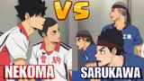 Haikyuu!! Nekoma vs Sarukawa - Abridged Match - Haikyuu!! Clips
