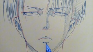 Shake it before painting and teach you how to draw Levi