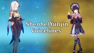 Shenhe and Yunjin  Voicelines "Leaked"..