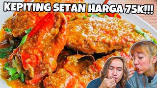 KEPITING CABE SAOS SET4N! MUKBANG MALAH KENA CIDUK SATPOL PP😭