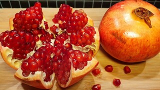 How To Peel Pomegranate | Best Way To Open Pomegranate | วิธีปอกทับทิม