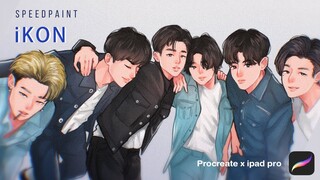 [SPEEDPAINT] - INTRODUCING iKON Fanart