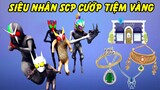 GTA 5 - 5 siêu nhân SCP thử thách "chôm đồ" tại tiệm vàng - Thực hiện yêu cầu Fan | GHTG