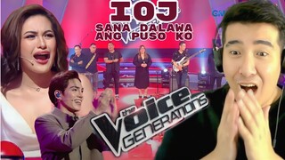 [REACTION]  The Voice Generations Philippines | IOJ BAND | Sana Dalawa Ang Puso Ko