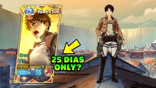 FINALLY!! YIN EREN YEAGER ATTACK ON TITAN SKIN IS HERE!! (THANKYOU MOONTON)