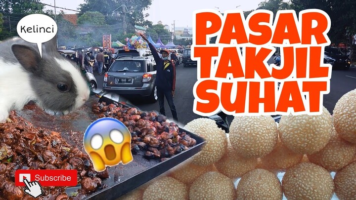 WISATA PASAR TAKJIL SUHAT, JALAN SOEKARNO HATTA MACET