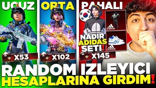 (İLK 😲) KORE HESABINDAN ADİDAS SETİ ÇIKTI❗ UCUZ ORTA PAHALI RANDOM İZLEYİCİ HESAPLARI❗ PUBG Mobile