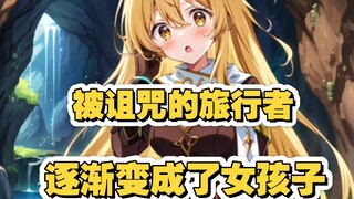 被诅咒的旅行者逐渐变成了女孩子
