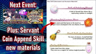 [FGO NA] Las Vegas Re-run Announced & News about Servant Coins