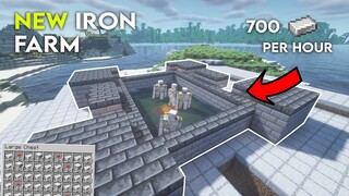 New Minecraft 1.19 Iron Farm 10 Stacks Per Hour