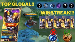 TOP GLOBAL IRITHEL BUILD + INSPIRE SPELL I WINS STREAK SECURED I MLBB