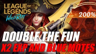 Wild Rift Event - Double Experience and Blue Motes!