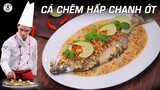 Cách hấp cá - Cá chẽm hấp chanh ớt ngon | Kỹ Năng Vào Bếp