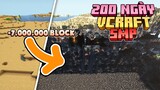 Tôi Đào 7.000.000 Block Trong 200 Ngày Minecraft Sinh Tồn 1.19 - VCraft SMP