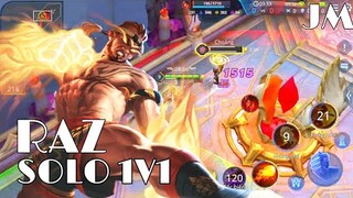 GAME PLAY Liên Quân : Giao Lưu Kĩ Năng Raz Muay Thái 1v1 Với Bro Raz | Jin Moba