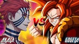 AKAZA VS GOGETA (Anime War) FULL FIGHT HD