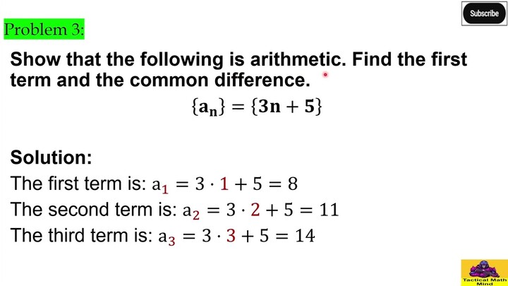 Arithmetic Sequence and Arithmetic Series || With Solved Problems || Math Tutorials