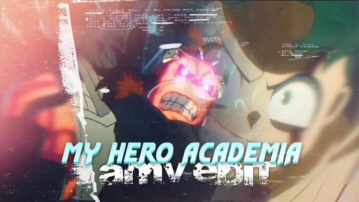 Crazy In My Mind - Boku No Hero Academia || AMV EDIT