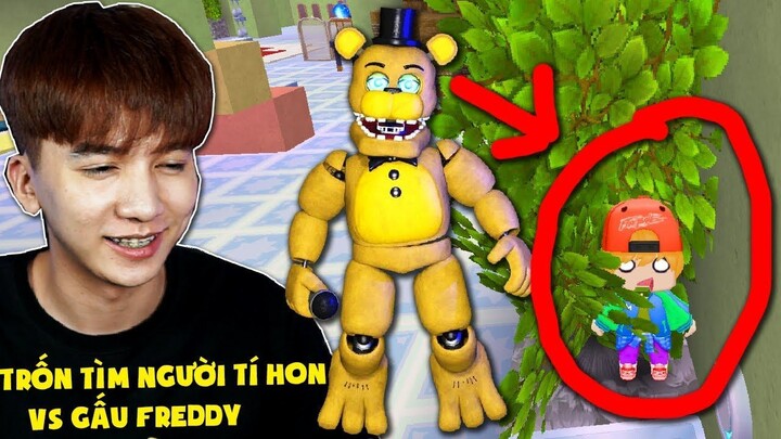 MINI GAME _ TRÒ CHƠI TRỐN TÌM __ THỬ THÁCH T GAMING CHƠI TRỐN TÌM NGƯỜI TÍ HON VS GẤU FREDDY KINH DỊ