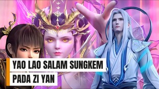 Ekspresi Yao Lao saat melihat Zi Yan Dou Sheng