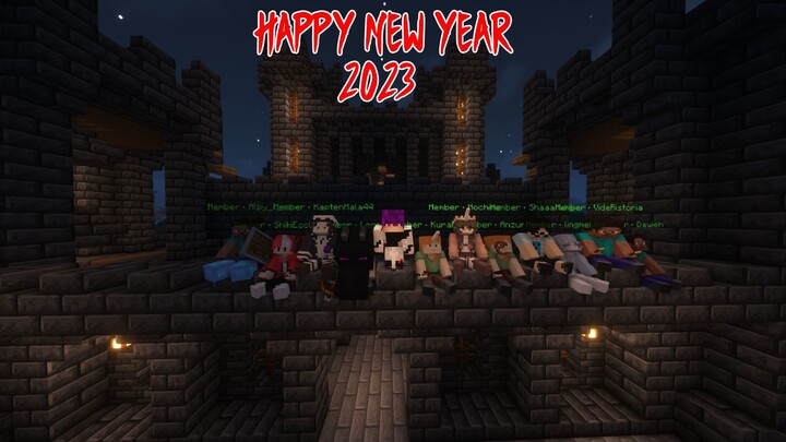 HAPPY NEW YEAR 2023 | Malam tahun baruan bersama. di server #mcbstation