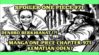 DENJIRO MASIH HIDUP? || SHORT SPOILER ONE PIECE CHAPTER 971 DAN TANGGAL RILIS