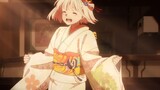 "Upacara kedewasaan Senzuka! Kimononya lucu sekali!"