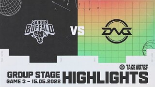 Highlights SGB vs DFM [Vòng Bảng - Ngày 6] [MSI 2022][15.05.2022]