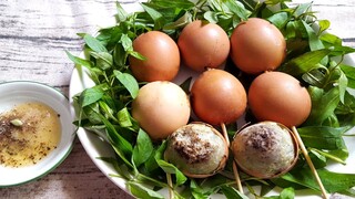 Cách Làm Trứng Gà Nướng ( Hột Gà Nướng ) Kiểu Thái Cực Ngon | Góc Bếp Nhỏ