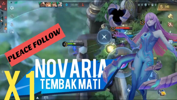 Highlight Novaria Sekali Tembak Mati | Gameplay Novaria Mobile Legends