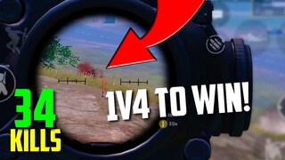 SQUAD WIPE FOR CHICKEN DINNER! | 34 Kills | PUBG Mobile TPP Gameplay