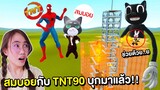 พี่สมบอย และ พี่ Spider-Man ส่ง Cartoon cat บุกบ้านบันนี่!! | Mind&Nat