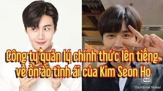 Công ty quản lý chính thức lên tiếng về ồn ào tình ái của Kim Seon Ho