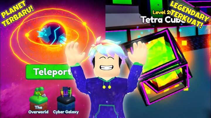 PERGI KE PLANET CYBER LANGSUNG DAPAT PET LEGENDARY TERBARU !!(Mining Simulator 2) - Roblox Indonesia