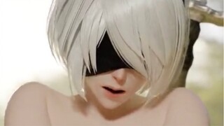 Compare halfway Nier anime and Nier Automata ep.1