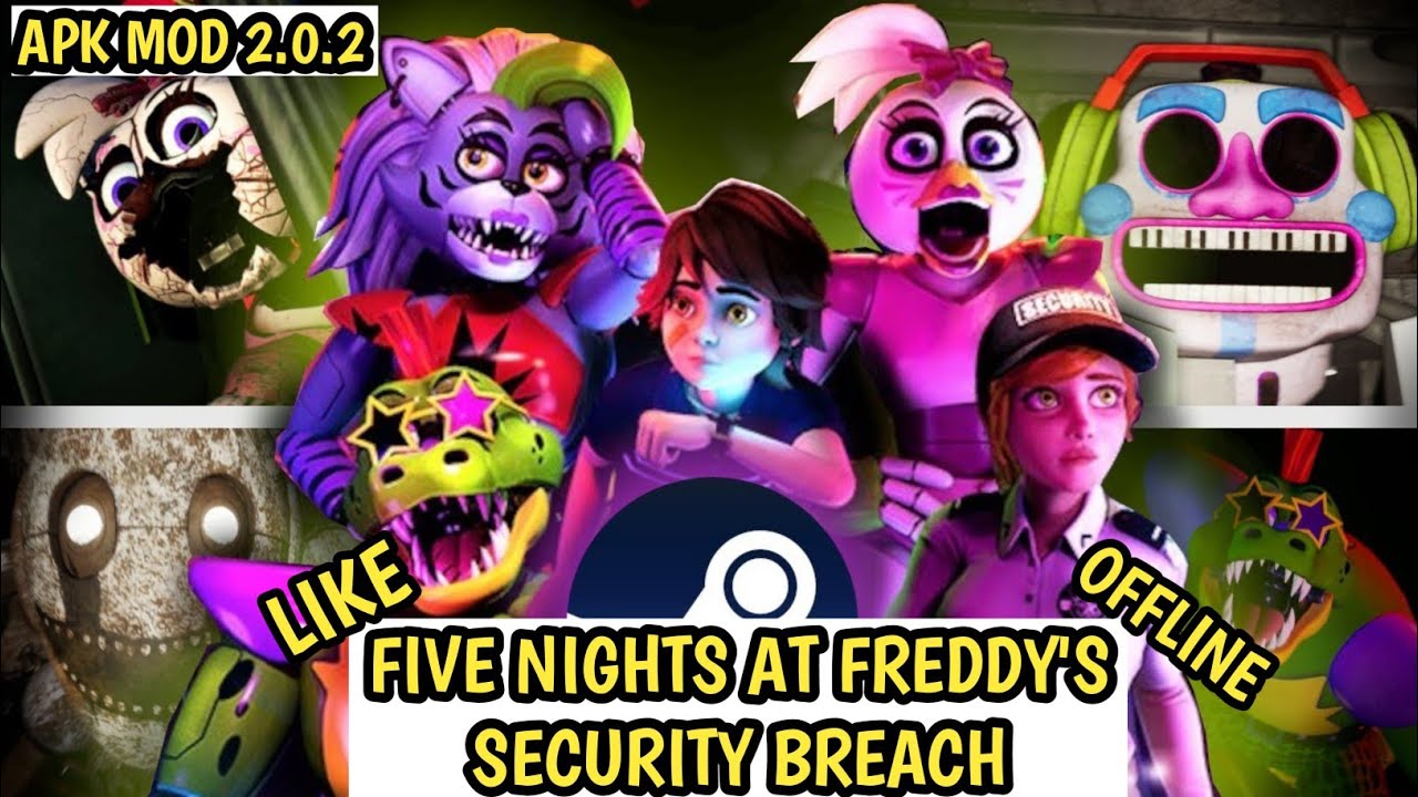 LIKE👍, FIVE NIGHTS AT FREDDY'S: SECURITY BREACH, MOBILE VERSION, WITH  GAMEPLAY