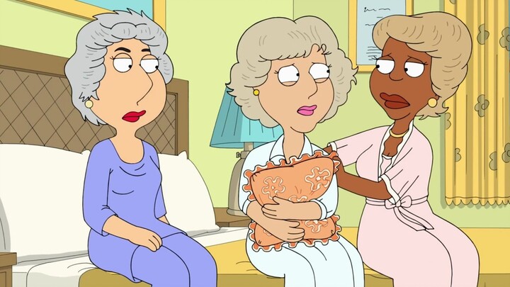 Ketika tidak ada laki-laki dan pangsit berbakti di Family Guy