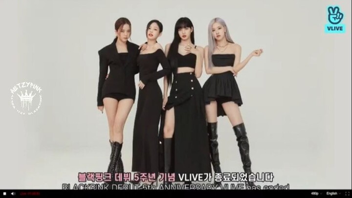 2021.08.08 BLACKPINK 5th ANNIVERSARY VLIVE FULL | AeTzyPink NEW