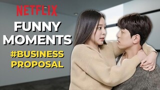 Funny Moments of Kim Min-kyu and Soel In-ah in Business Proposal