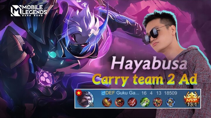 Mobile Legends: Bang Bang | Haya TANK gánh 2 AD Nguci