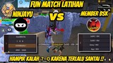 FUN MATCH LATIHAN NINJAYU VS MEMBER BSK🔥HAMPIR KALAH 7-0 KARENA TERLALU SANTAI !!!