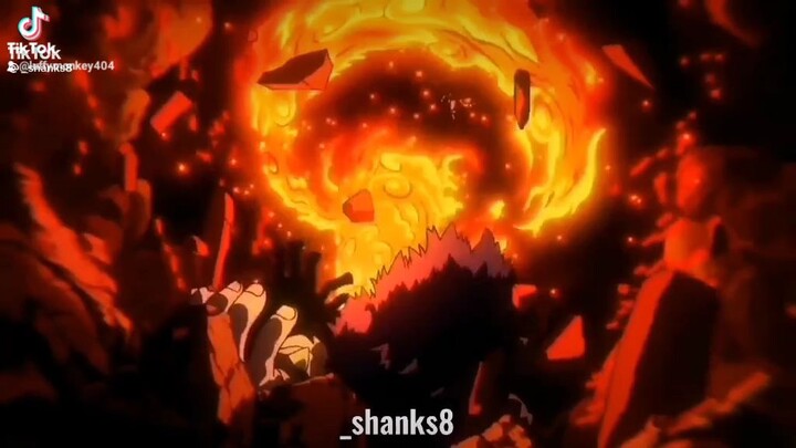Luffy new punch after he got in land of wano.