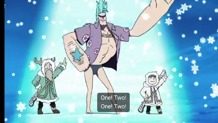 one piece Franky sUPERRRR dance